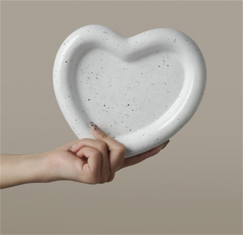 White Shaped Tray