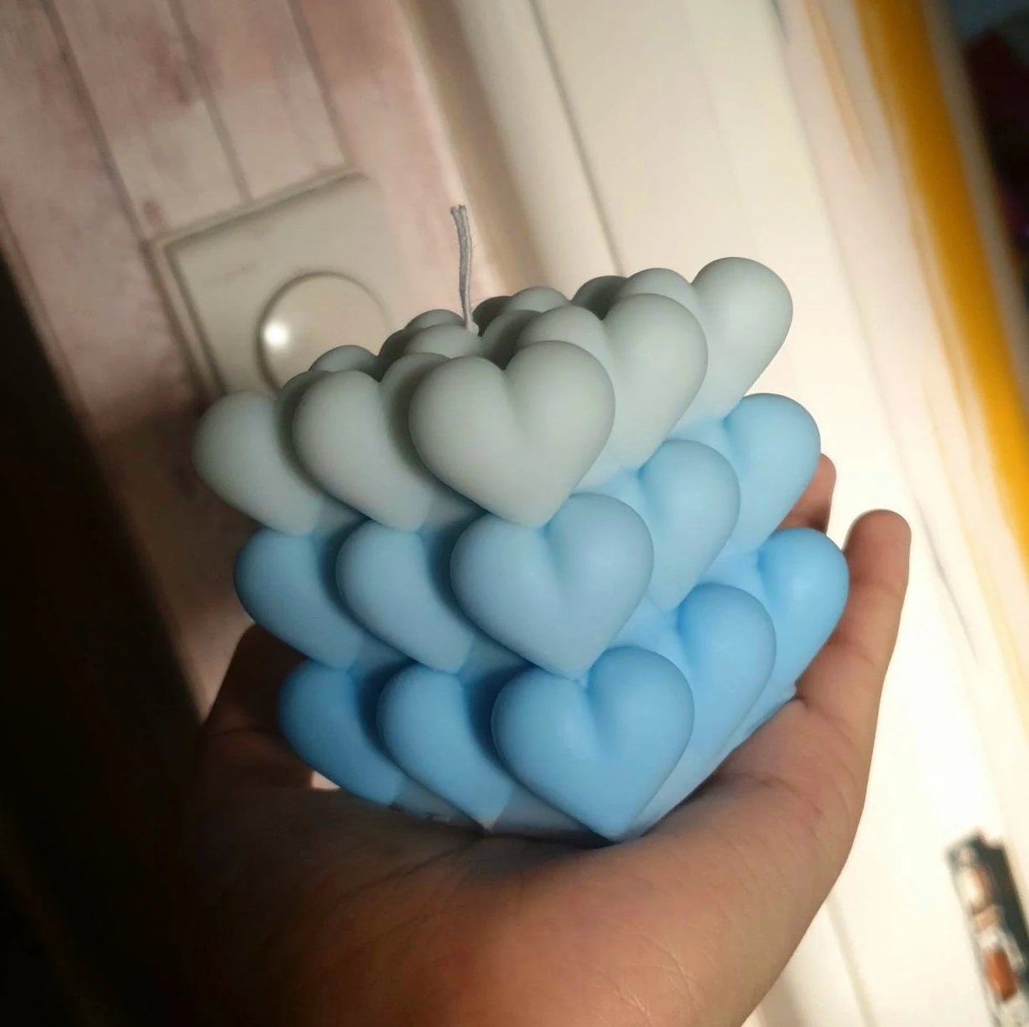 Ombré Heart Cube