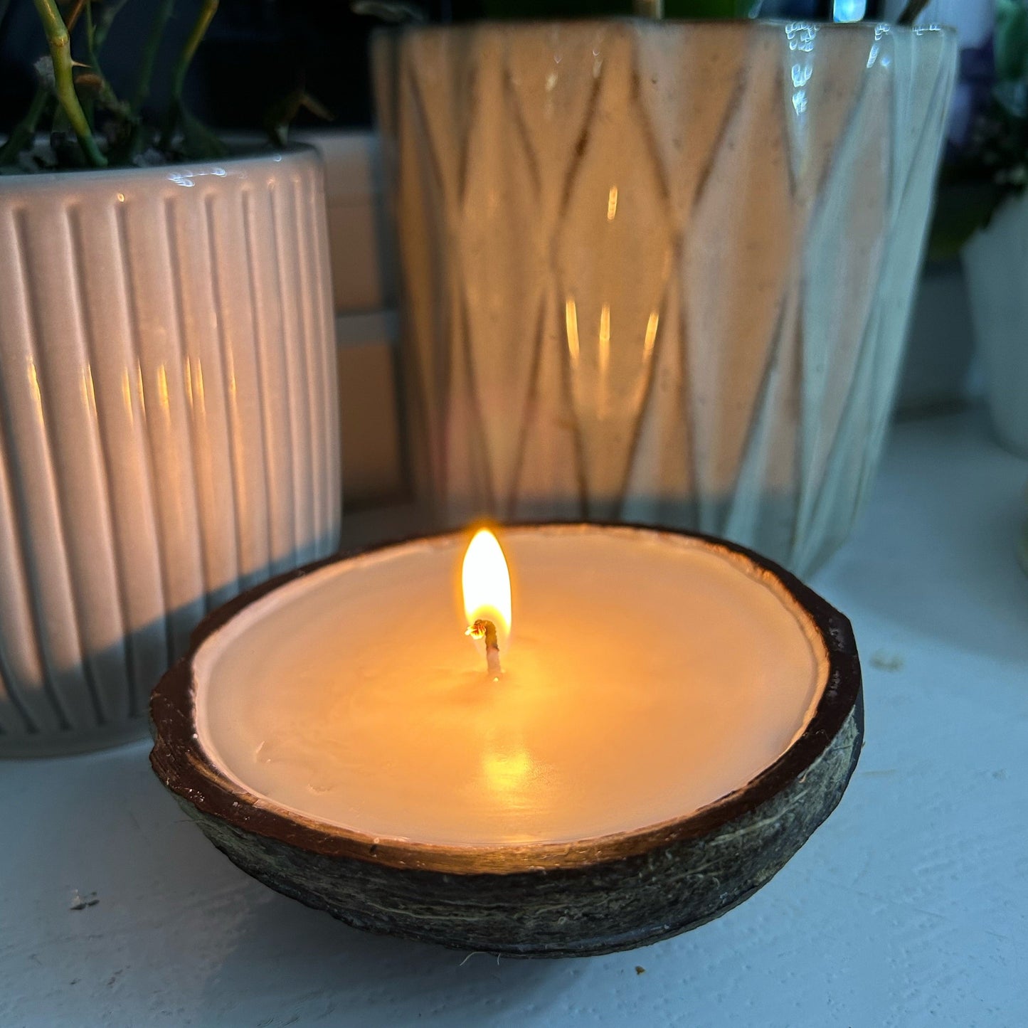 Coconut Shell Candle