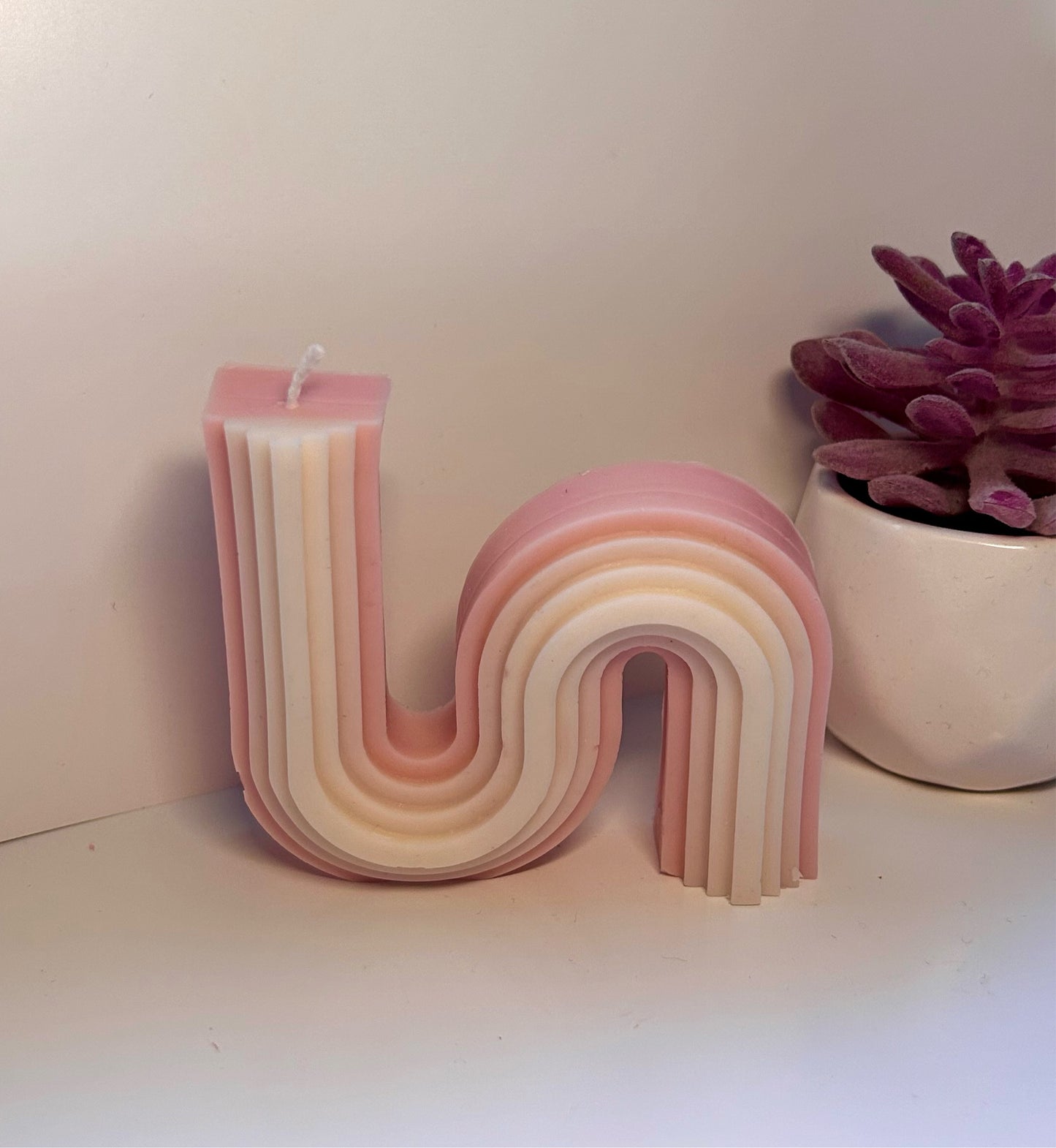 Ombré Wavy Candle